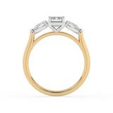 R-82410-AD-Y  1.40ct Lab Diamond Three Stone Ring (EGL Report Included)