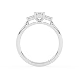 R-82420-AD-W  0.80ct Lab Diamond Three Stone Ring (EGL Report Included)