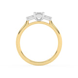 R-82420-AD-Y  0.80ct Lab Diamond Three Stone Ring (EGL Report Included)