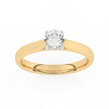 R-82501-AD-Y  0.50ct D/VS2 Brilliant Cut Lab Diamond Solitaire Ring (IGI Report Included)