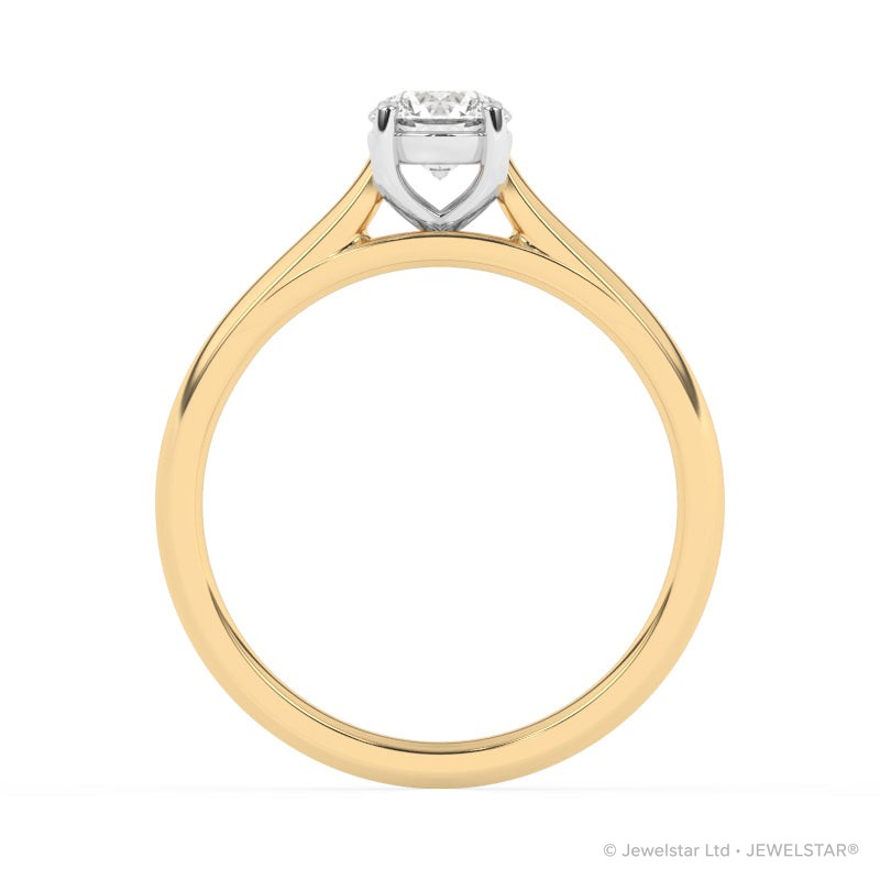 R-82501-AD-Y  0.50ct D/VS2 Brilliant Cut Lab Diamond Solitaire Ring (IGI Report Included)