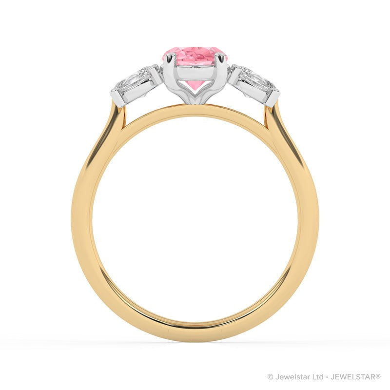 R-82512-PL-Y  1.50ct Lab Diamond Three Stone Ring (IGI Report Included)