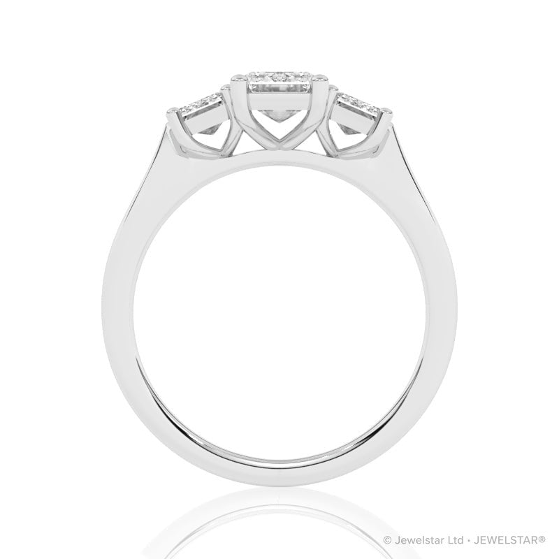 R-83200-AD-W  2.00ct Lab Diamond Three Stone Ring