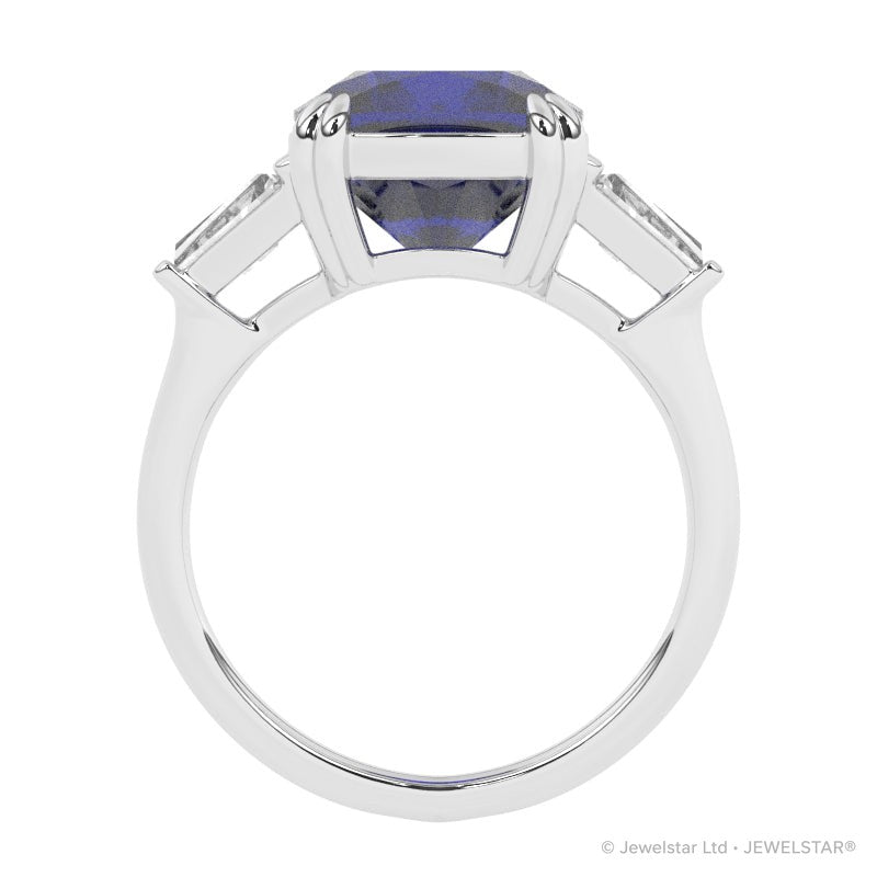 R-83558-SA-W  Diamond & Sapphire Dress Ring