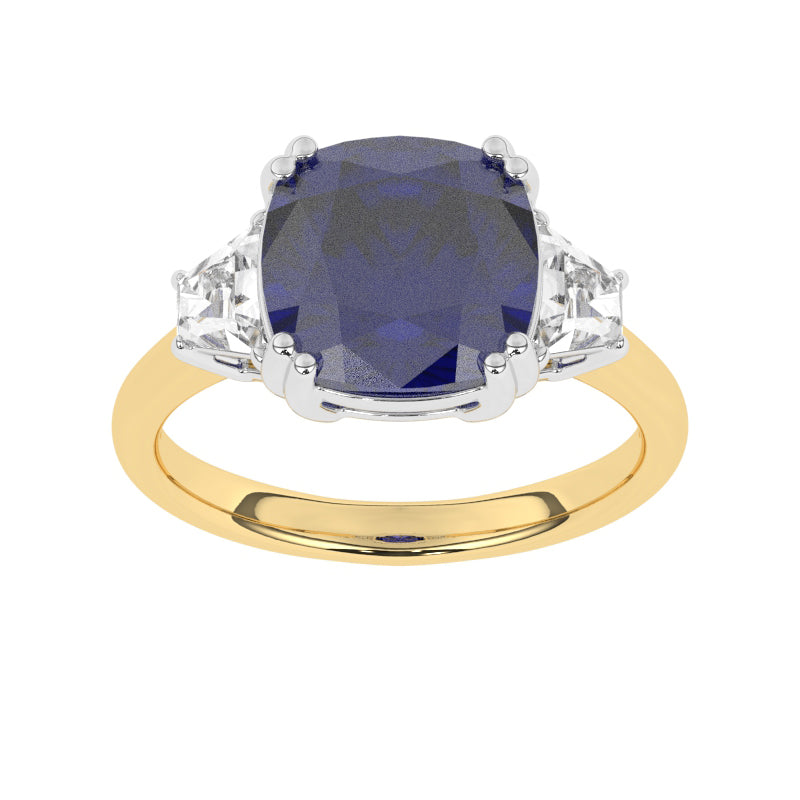 R-83559-SA-Y  Diamond & Sapphire Dress Ring