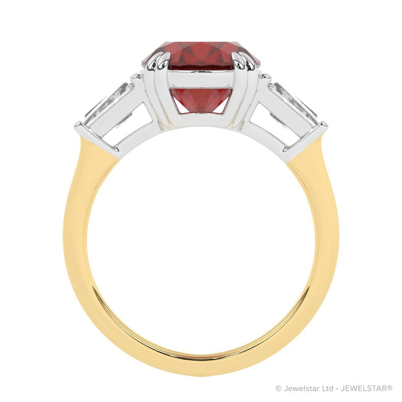 R-85558-RU-Y  Diamond & Ruby Dress Ring