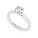 R-87100-AD-W  1.00ct D/VS2 Brilliant Cut Lab Diamond Solitaire Ring (IGI Report Included)