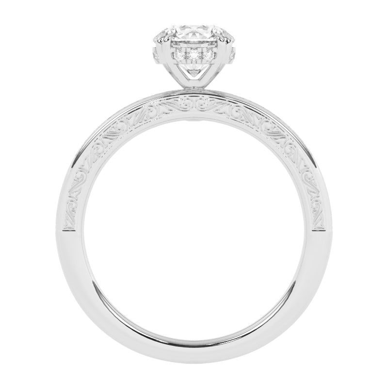 R-87181-AD-W  1.20ct D/VS Lab Diamond Solitaire Ring (IGI Report Included)