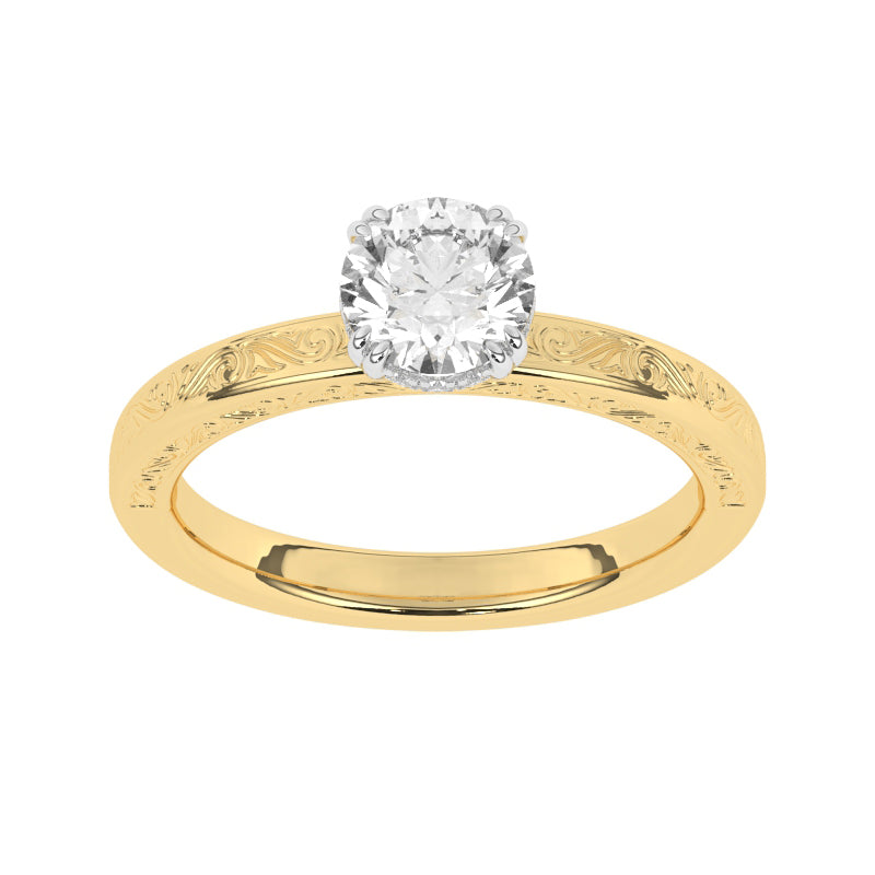 R-87181-AD-Y  1.20ct D/VS Lab Diamond Solitaire Ring (IGI Report Included)