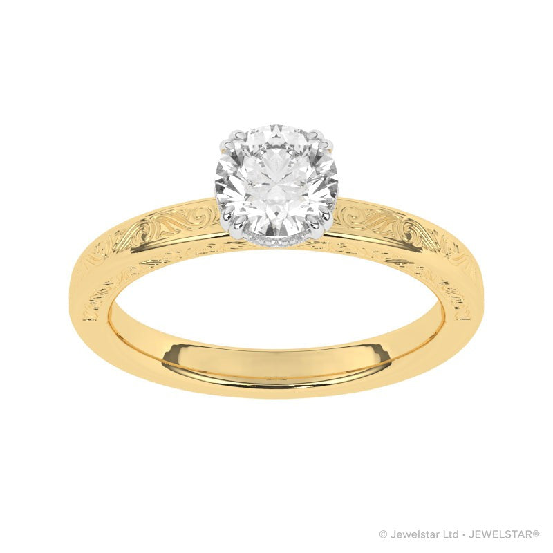 R-87181-AD-Y  1.20ct D/VS Lab Diamond Solitaire Ring (IGI Report Included)