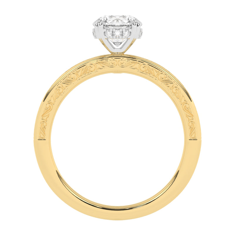 R-87181-AD-Y  1.20ct D/VS Lab Diamond Solitaire Ring (IGI Report Included)