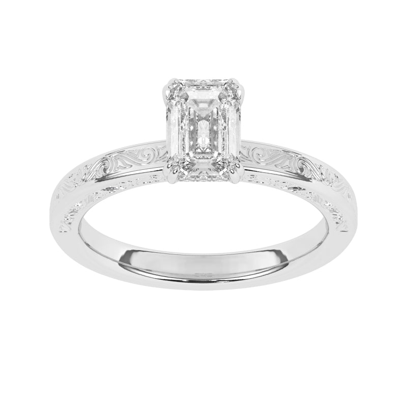 R-87182-AD-W  1.20ct D/VS Lab Diamond Solitaire Ring (IGI Report Included)