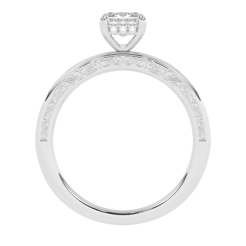 R-87182-AD-W  1.20ct D/VS Lab Diamond Solitaire Ring (IGI Report Included)