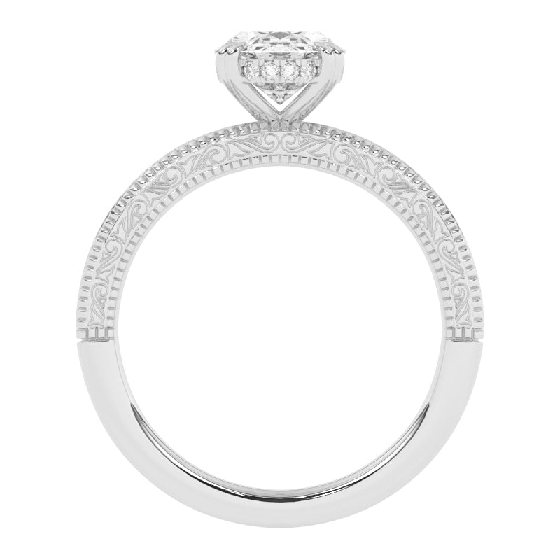 R-87183-AD-W  1.20ct D/VS Lab Diamond Solitaire Ring (IGI Report Included)