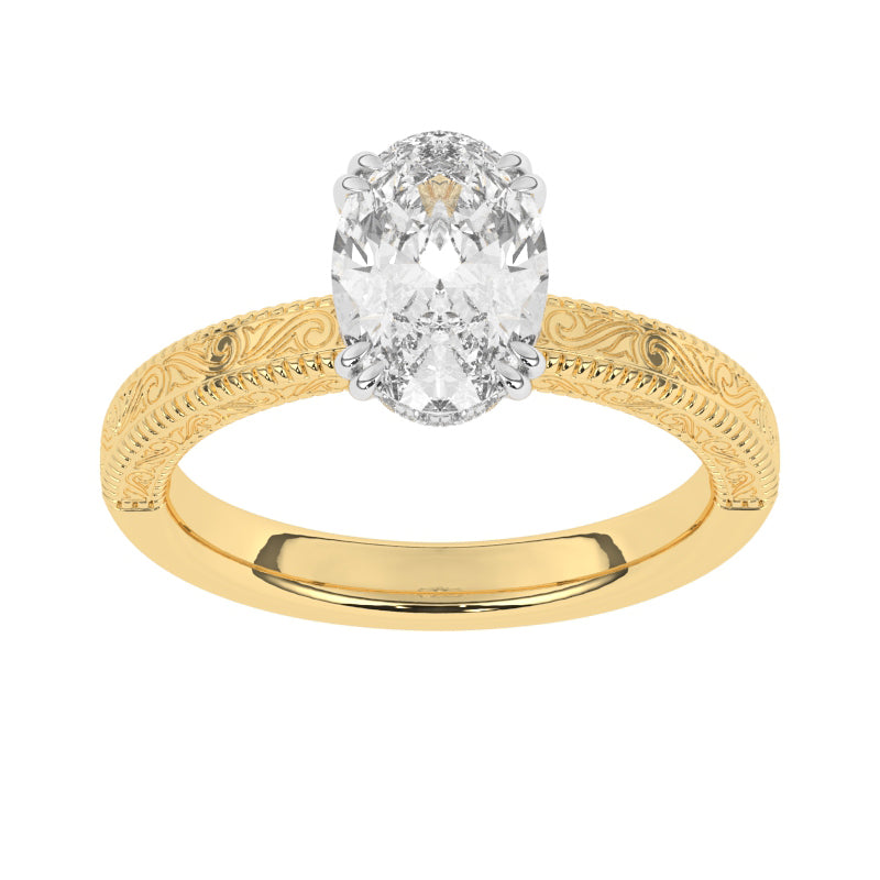 R-87183-AD-Y  1.20ct D/VS Lab Diamond Solitaire Ring (IGI Report Included)