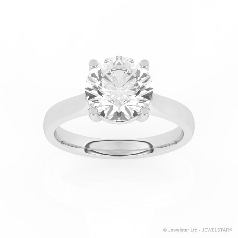 R-87200-AD-W  2.00ct D/VS2 Brilliant Cut Lab Diamond Solitaire Ring (IGI Report Included)
