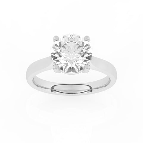 R-87200-AD-W  2.00ct D/VS2 Brilliant Cut Lab Diamond Solitaire Ring (IGI Report Included)