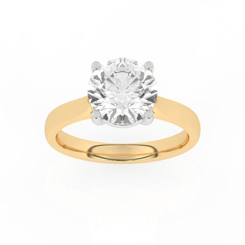 R-87200-AD-Y  2.00ct D/VS2 Brilliant Cut Lab Diamond Solitaire Ring (IGI Report Included)