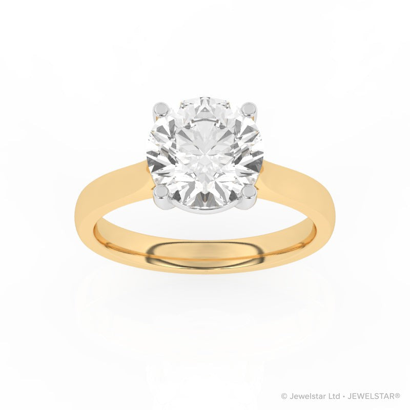 R-87300-AD-Y  3.00ct D/VS2 Brilliant Cut Lab Diamond Solitaire Ring (IGI Report Included)