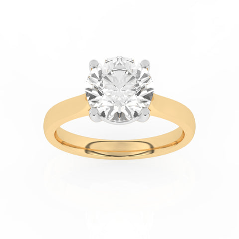 R-87300-AD-Y  3.00ct D/VS2 Brilliant Cut Lab Diamond Solitaire Ring (IGI Report Included)