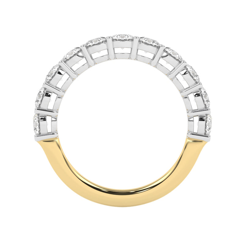 R-87515-AD-Y  1.50ct Lab Diamond Eleven Stone Half Eternity Ring