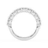 R-87520-AD-W  2.00ct Lab Diamond Nine Stone Half Eternity Ring (EGL Report Included)