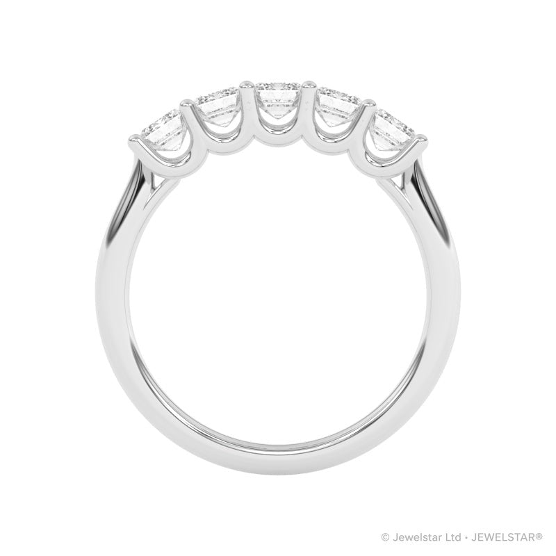 R-88165-AD-W  1.65ct Lab Diamond Five Stone Ring