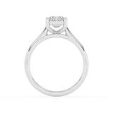 R-88200-AD-W  2.00ct D/VS2 Emerald Cut Lab Diamond Solitaire Ring (IGI Report Included)