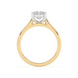 R-88200-AD-Y  2.00ct D/VS2 Emerald Cut Lab Diamond Solitaire Ring (IGI Report Included)