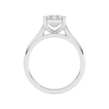 R-88300-AD-W  3.00ct D/VS2 Emerald Cut Lab Diamond Solitaire Ring (IGI Report Included)