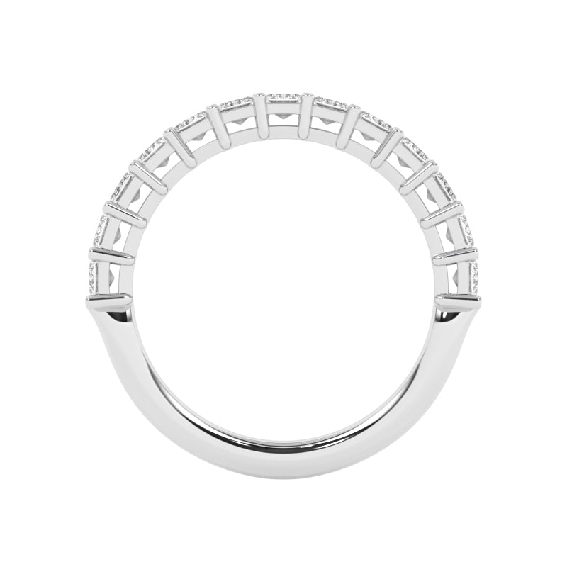R-88515-AD-W  1.50ct Lab Diamond Thirteen Stone Half Eternity Ring