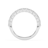 R-88515-AD-W  1.50ct Lab Diamond Thirteen Stone Half Eternity Ring (EGL Report Included)