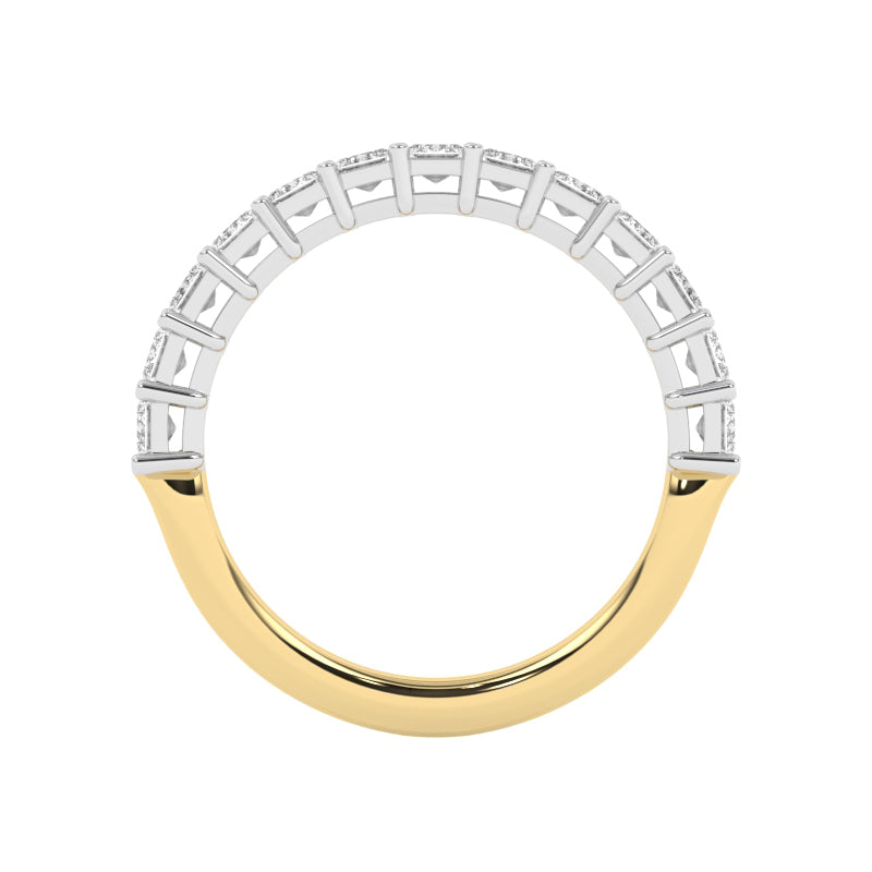 R-88515-AD-Y  1.50ct Lab Diamond Thirteen Stone Half Eternity Ring