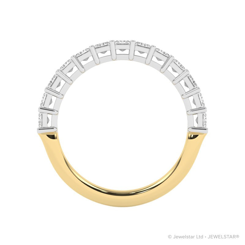 R-88515-AD-Y  1.50ct Lab Diamond Thirteen Stone Half Eternity Ring