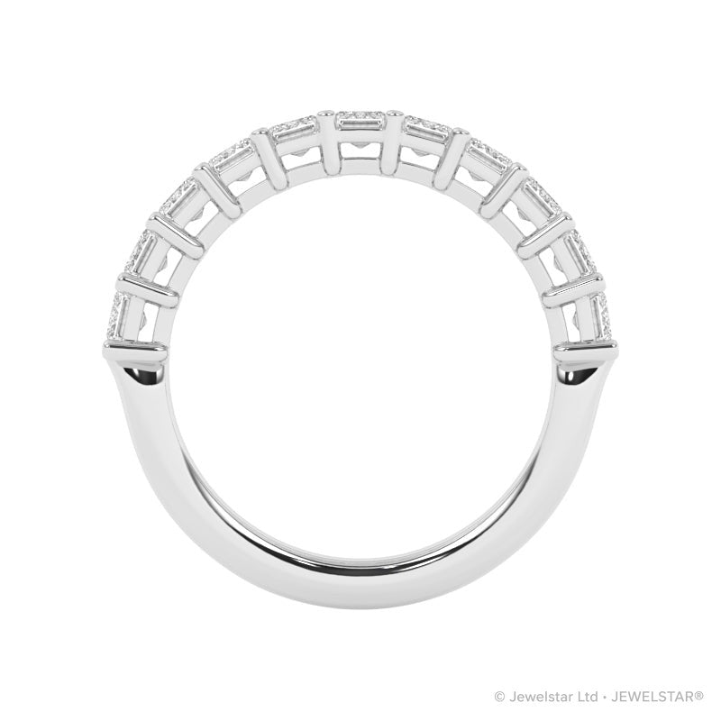 R-88520-AD-W  2.00ct Lab Diamond Eleven Stone Half Eternity Ring