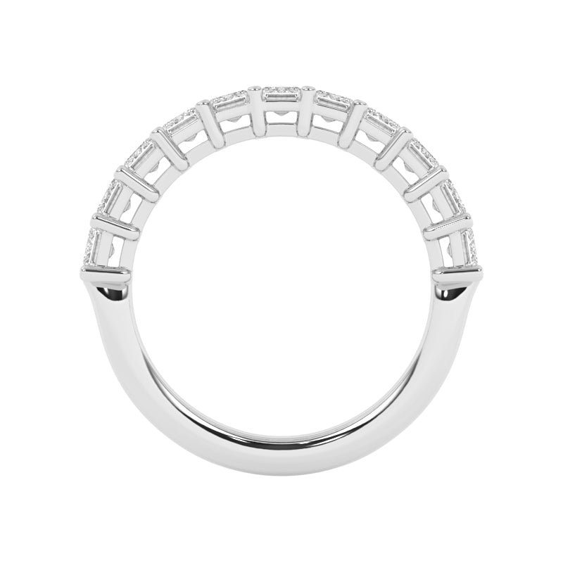 R-88520-AD-W  2.00ct Lab Diamond Eleven Stone Half Eternity Ring