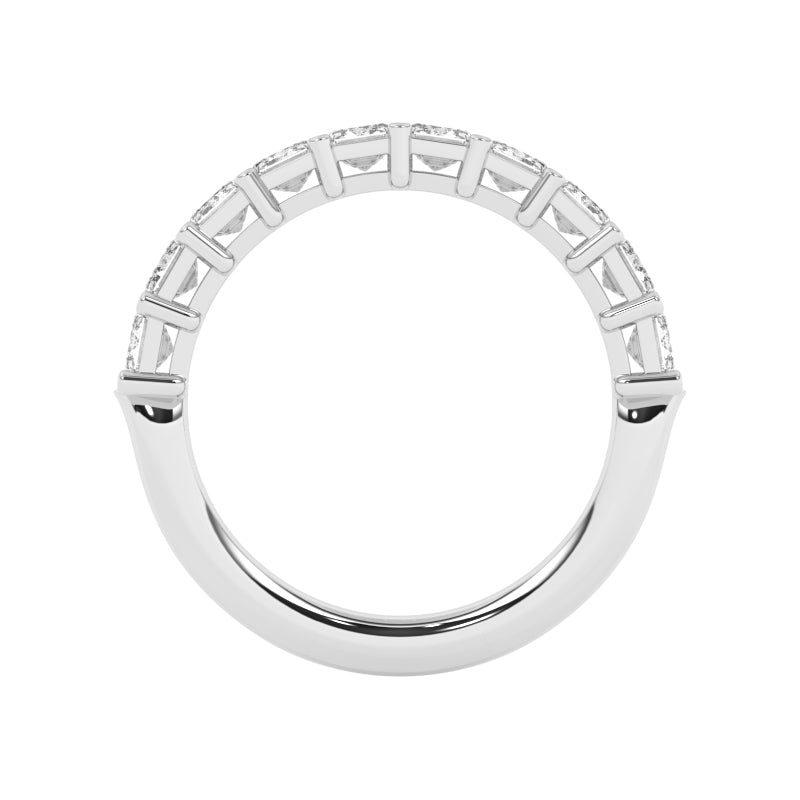 R-88525-AD-W  2.50ct Lab Diamond Eleven Stone Half Eternity Ring