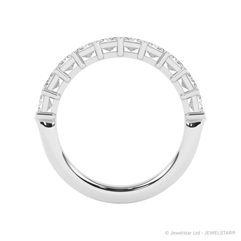 R-88525-AD-W  2.50ct Lab Diamond Eleven Stone Half Eternity Ring
