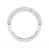 R-88530-AD-W  3.00ct Lab Diamond Ten Stone Half Eternity Ring (EGL Report Included)
