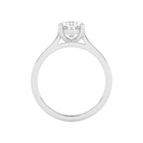 R-89200-AD-W  2.00ct D/VS2 Oval Cut Lab Diamond Solitaire Ring (IGI Report Included)
