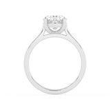 R-89300-AD-W  3.00ct D/VS2 Oval Cut Lab Diamond Solitaire Ring (IGI Report Included)