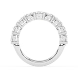 R-89525-AD-W  2.50ct Lab Diamond Ten Stone Half Eternity Ring (EGL Report Included)