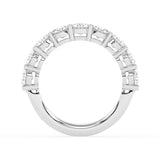 R-89530-AD-W  3.00ct Lab Diamond Nine Stone Half Eternity Ring (EGL Report Included)