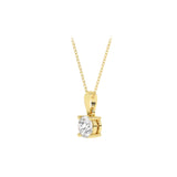 P-81050-AD-Y  0.50ct F/VS Brilliant Cut Lab Diamond Solitaire Pendant (EGL Report Included)