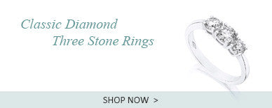 Diamond Three Stone Rings