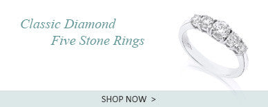 Diamond Five Stone Rings